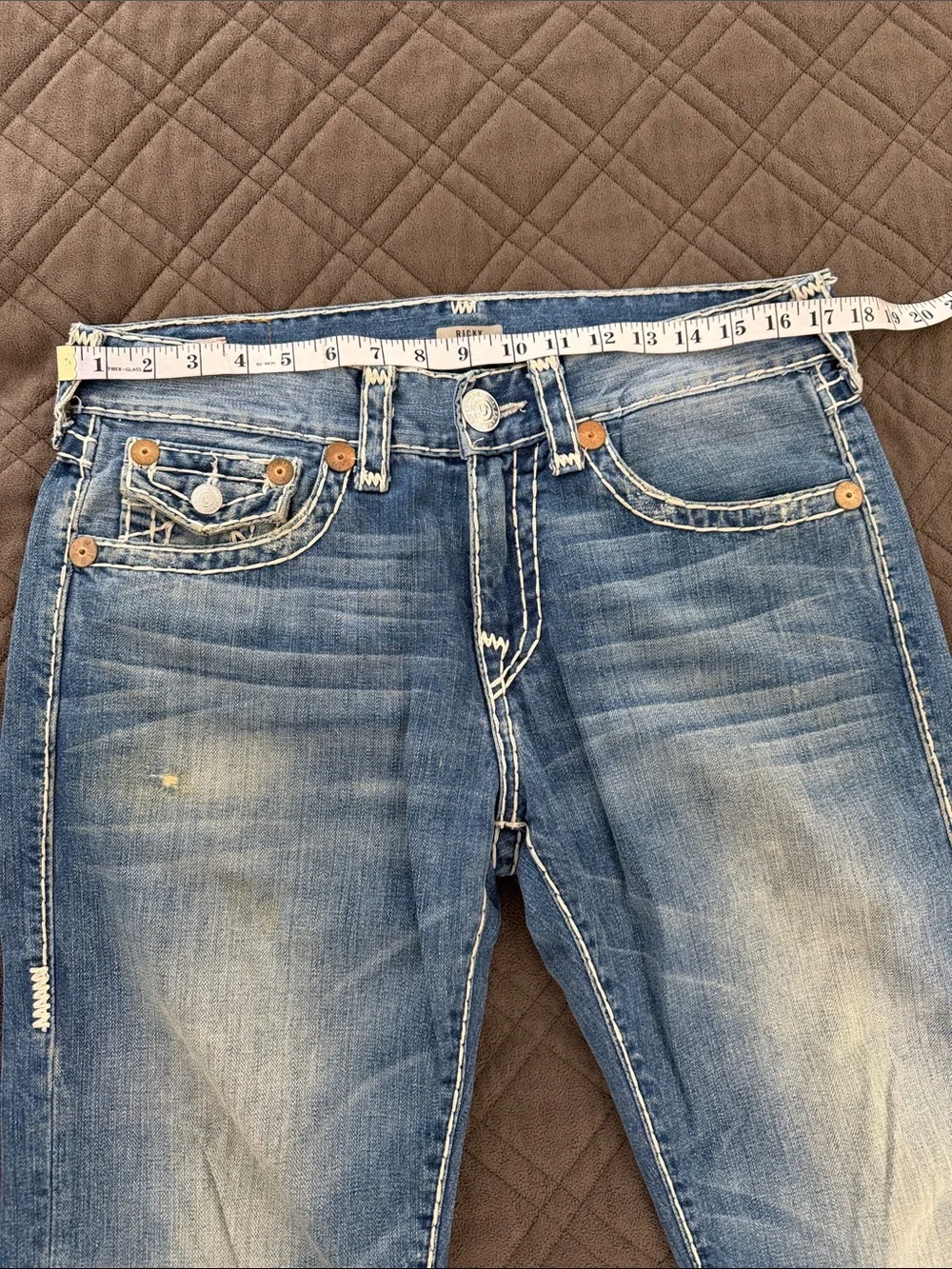 True Religion Ricky Relaxed Straight Jeans size 32
